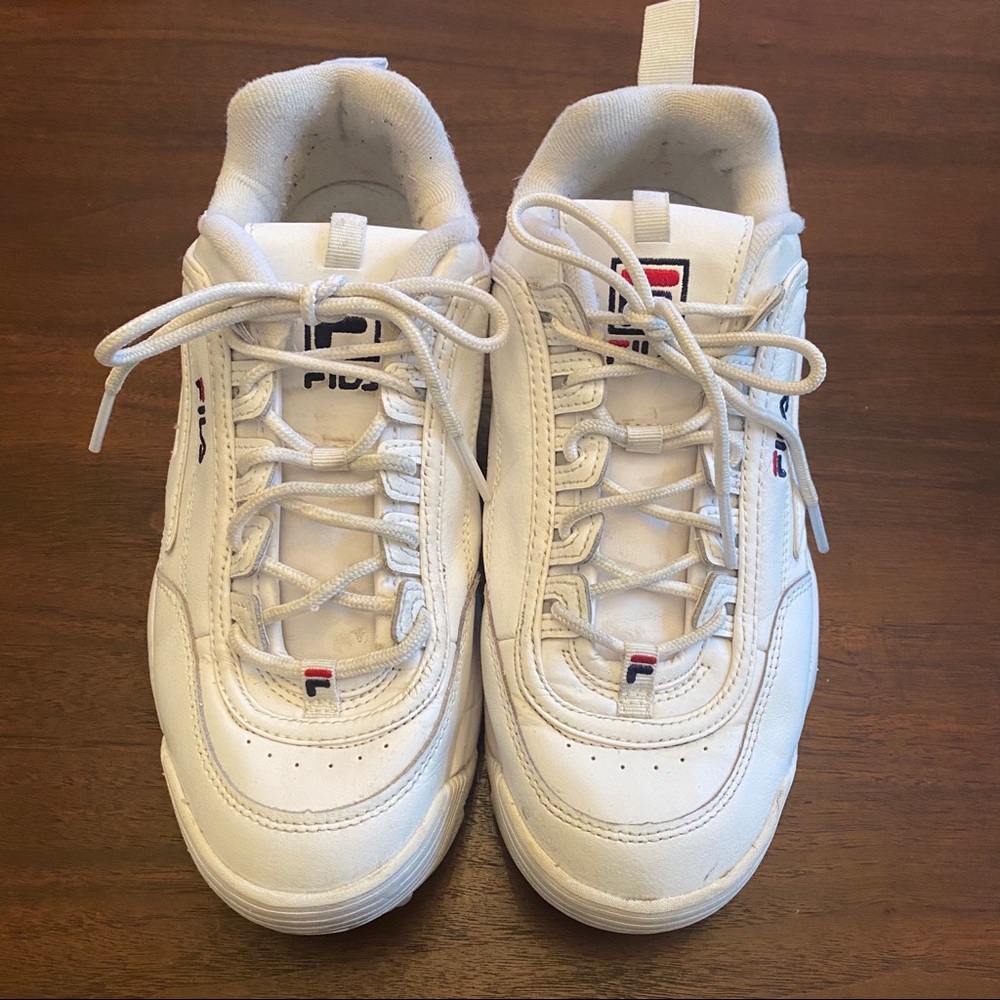 FILA Disruptor Premium II Sneakers White Size 10